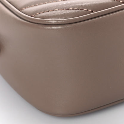 Gucci Calfskin Matelasse Small GG Marmont Chain Shoulder Bag Porcelain Rose 8 of 9