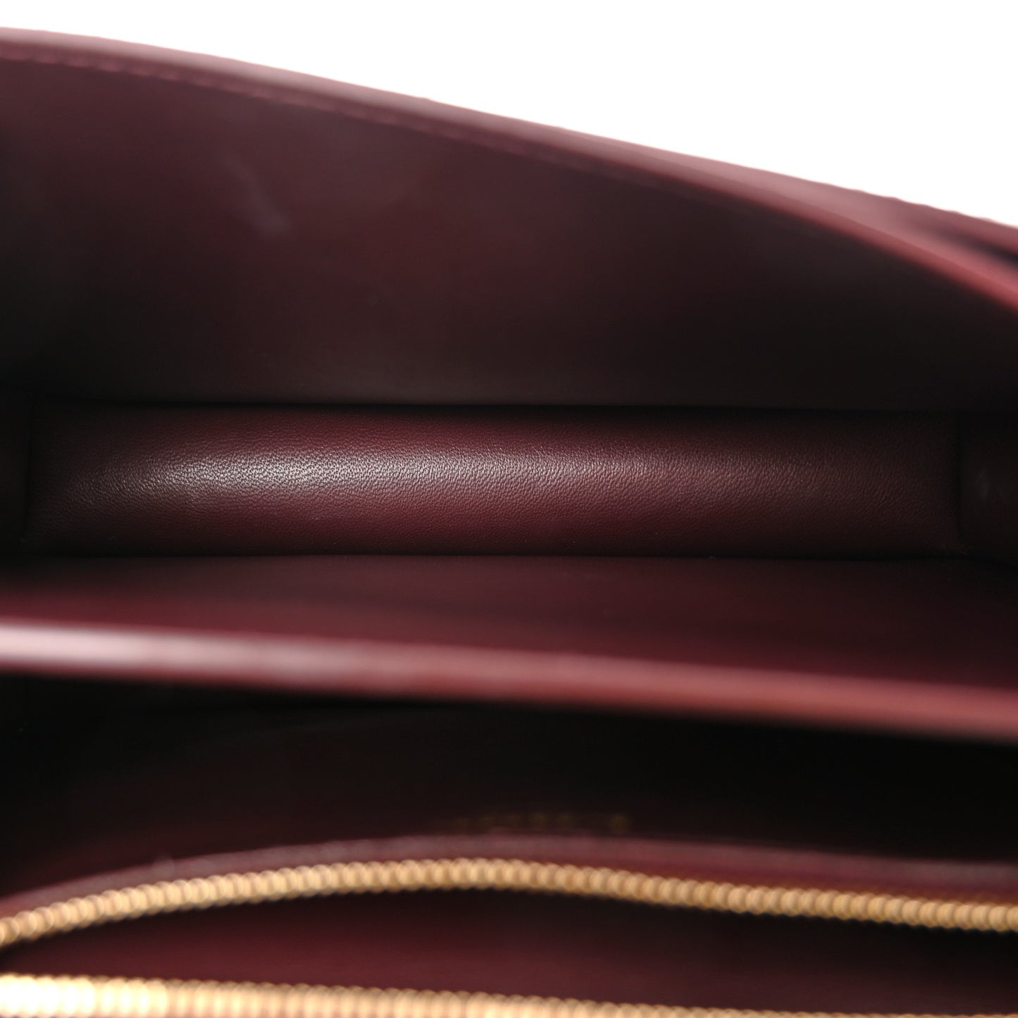 Calfskin Monogram Embossed Small TB Chain Bag Oxblood