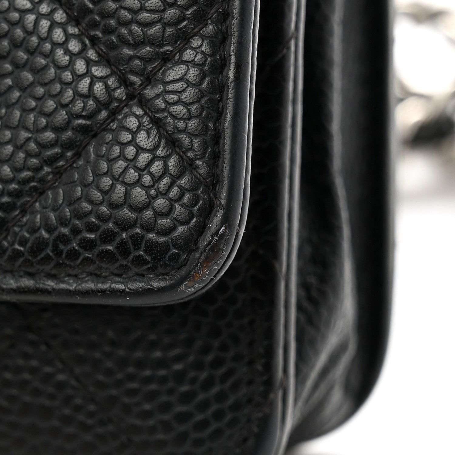 Chanel Caviar Quilted Wallet on Chain WOC Black 12 of 14