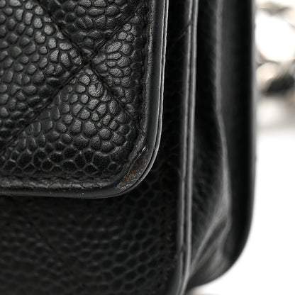 Chanel Caviar Quilted Wallet on Chain WOC Black 12 of 14