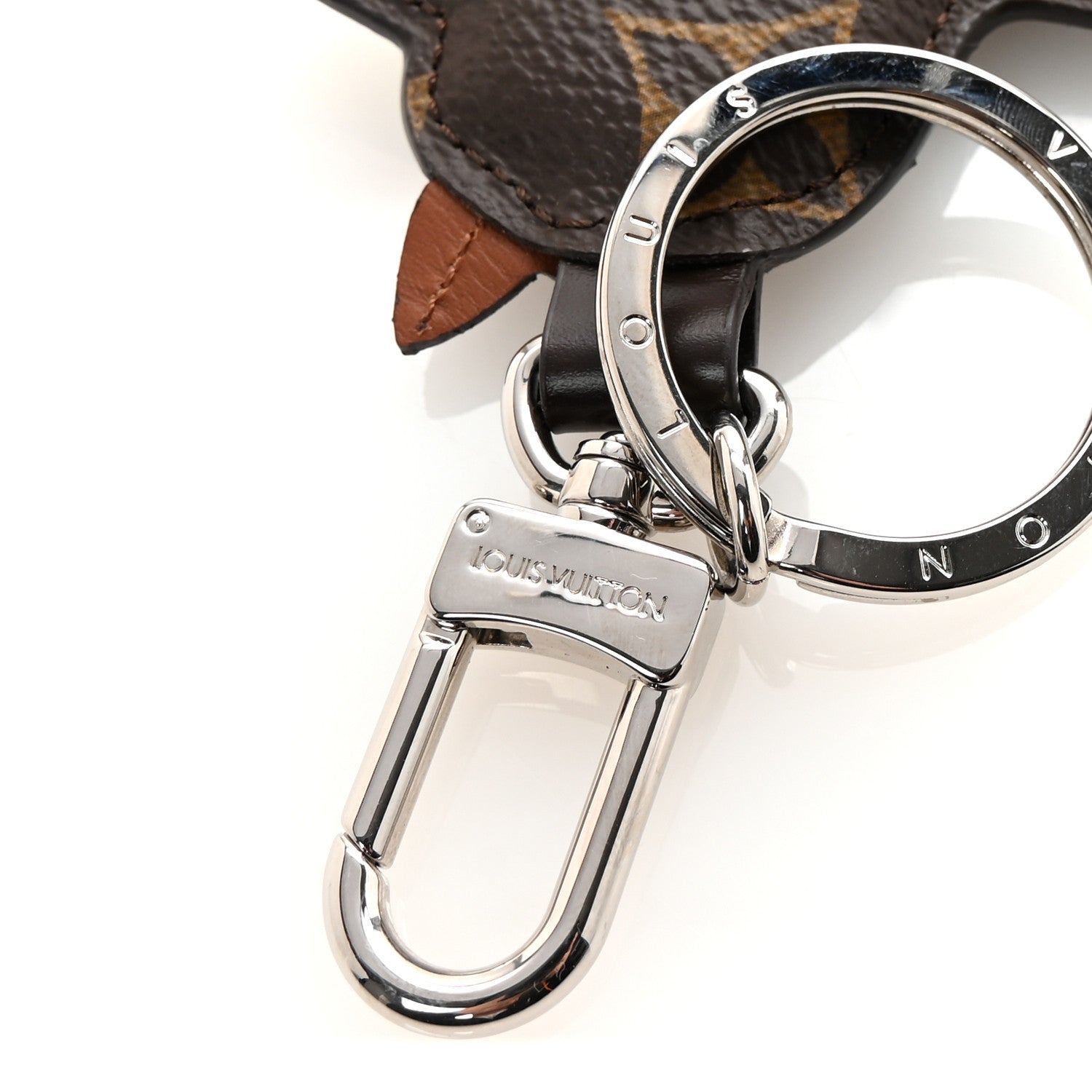 Louis Vuitton Monogram Dog Bag Charm Key Holder 3 of 5