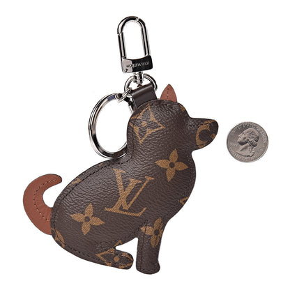 Louis Vuitton Monogram Dog Bag Charm Key Holder 2 of 2