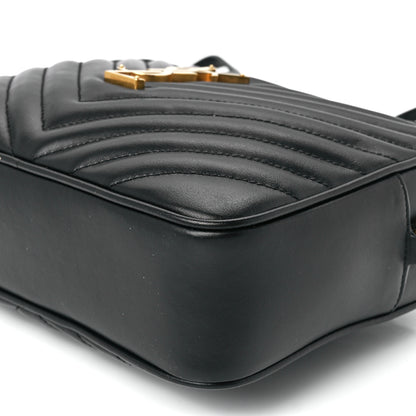 Saint Laurent Calfskin Matelasse Monogram Lou Camera Bag Black 11 of 11