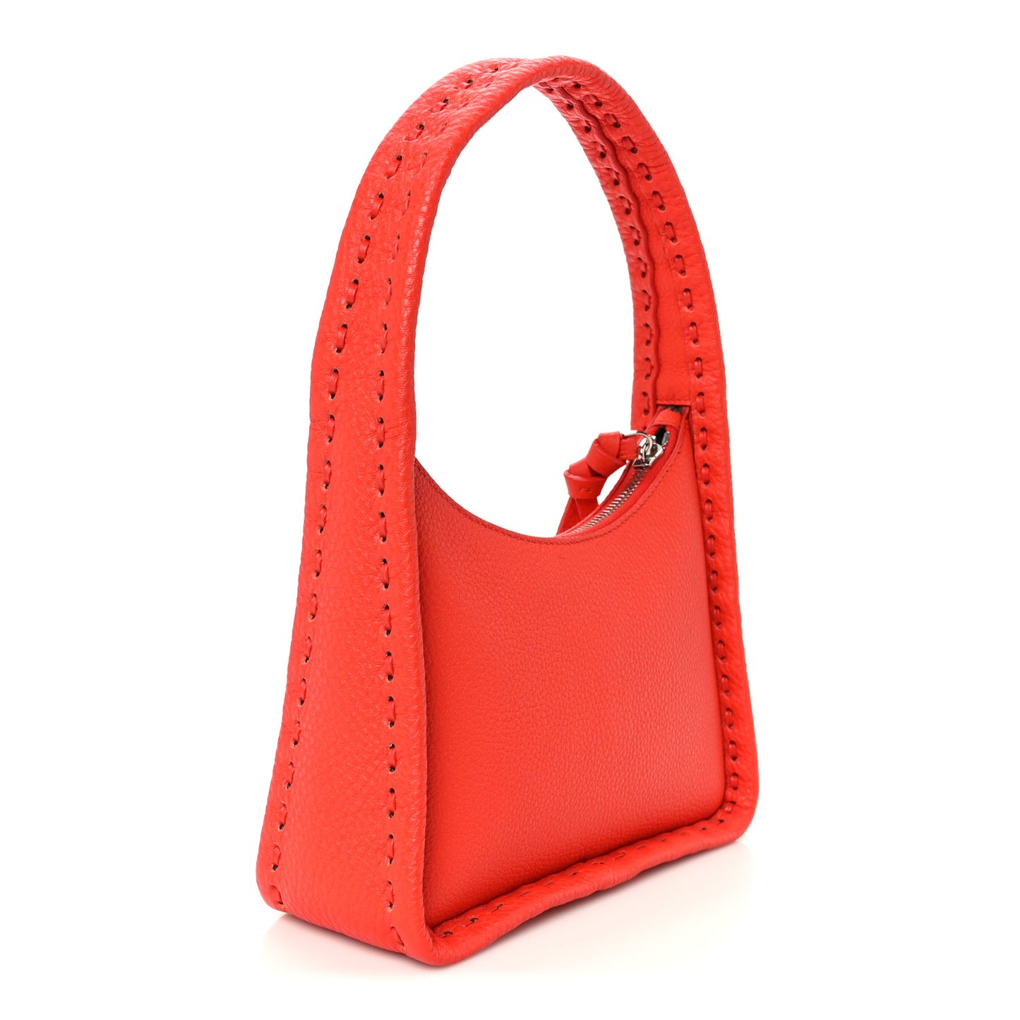 Cuoio Roma Sellerissima Nappa Sintetica Tape Stitch Mini Fendessence Shoulder Bag Lava