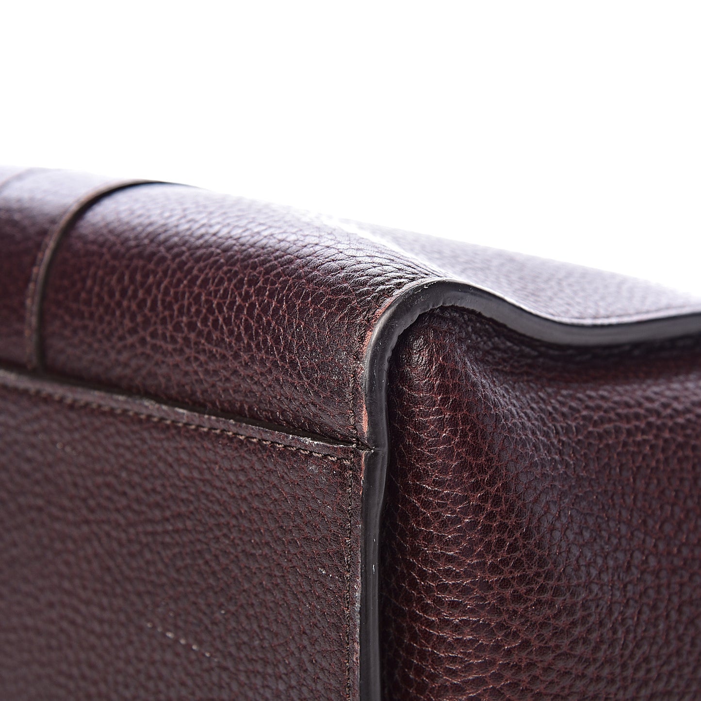 Grain Vegetable Tanned Calfskin Bayswater Oxblood