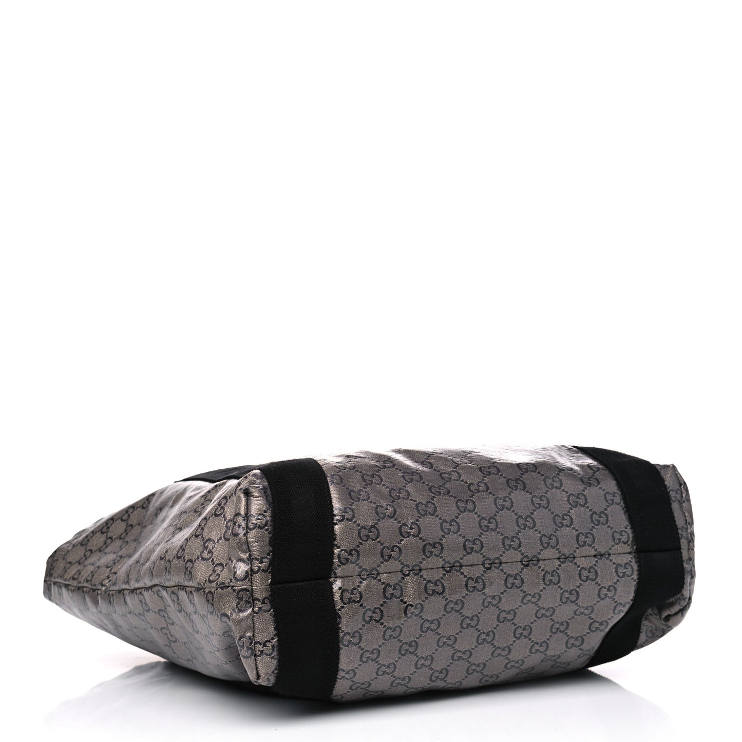 Crystal Monogram Medium Vertical Tote Black