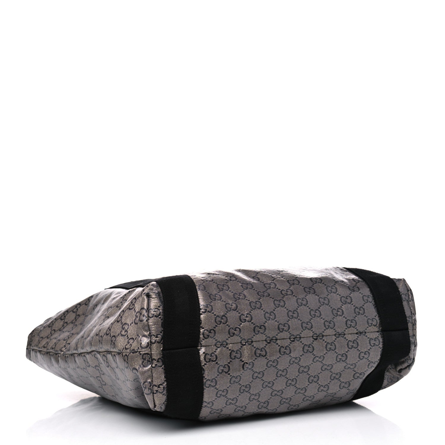 Gucci Crystal Monogram Medium Vertical Tote Black 3 of 4