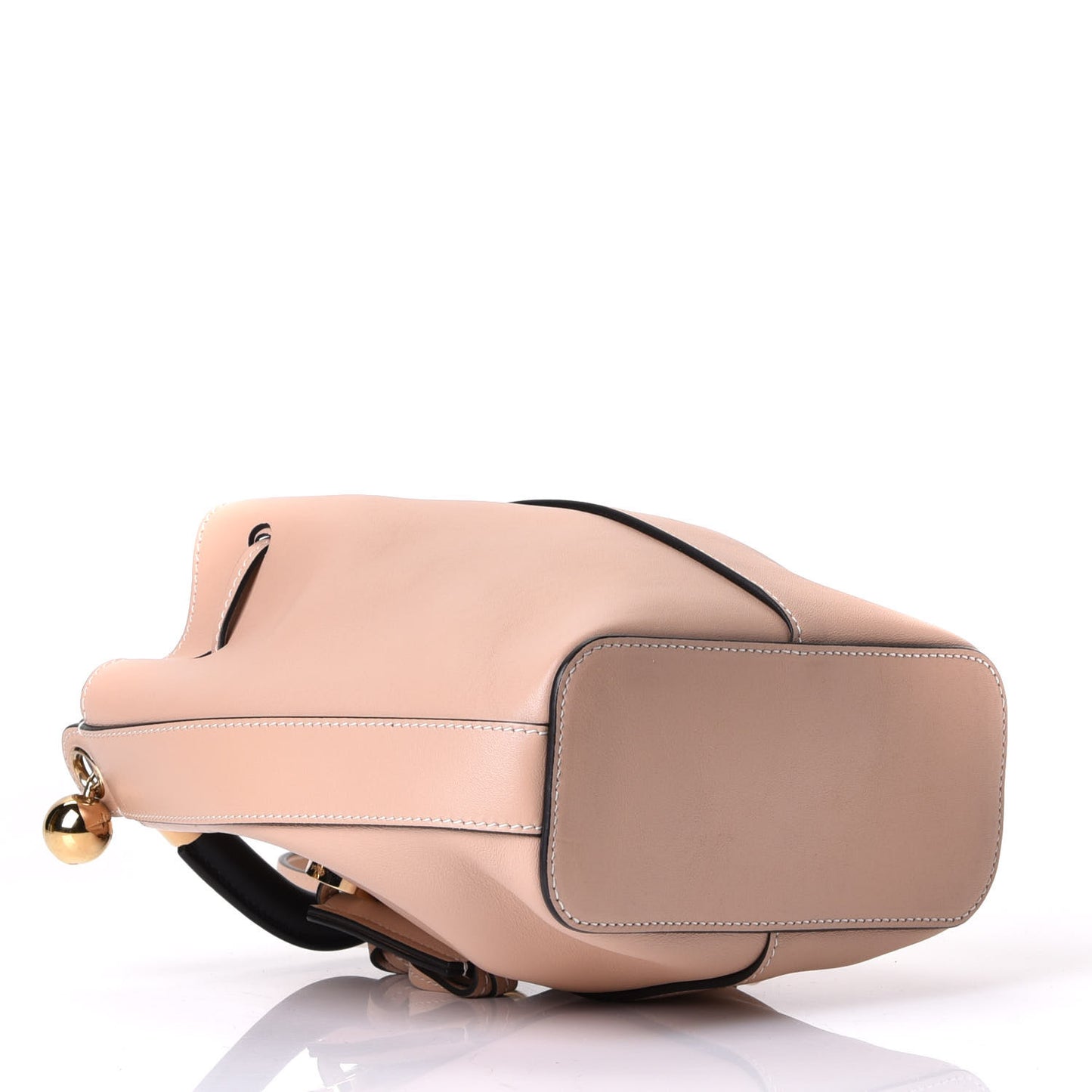 Calfskin Gala Small Bucket Bag Blush Nude