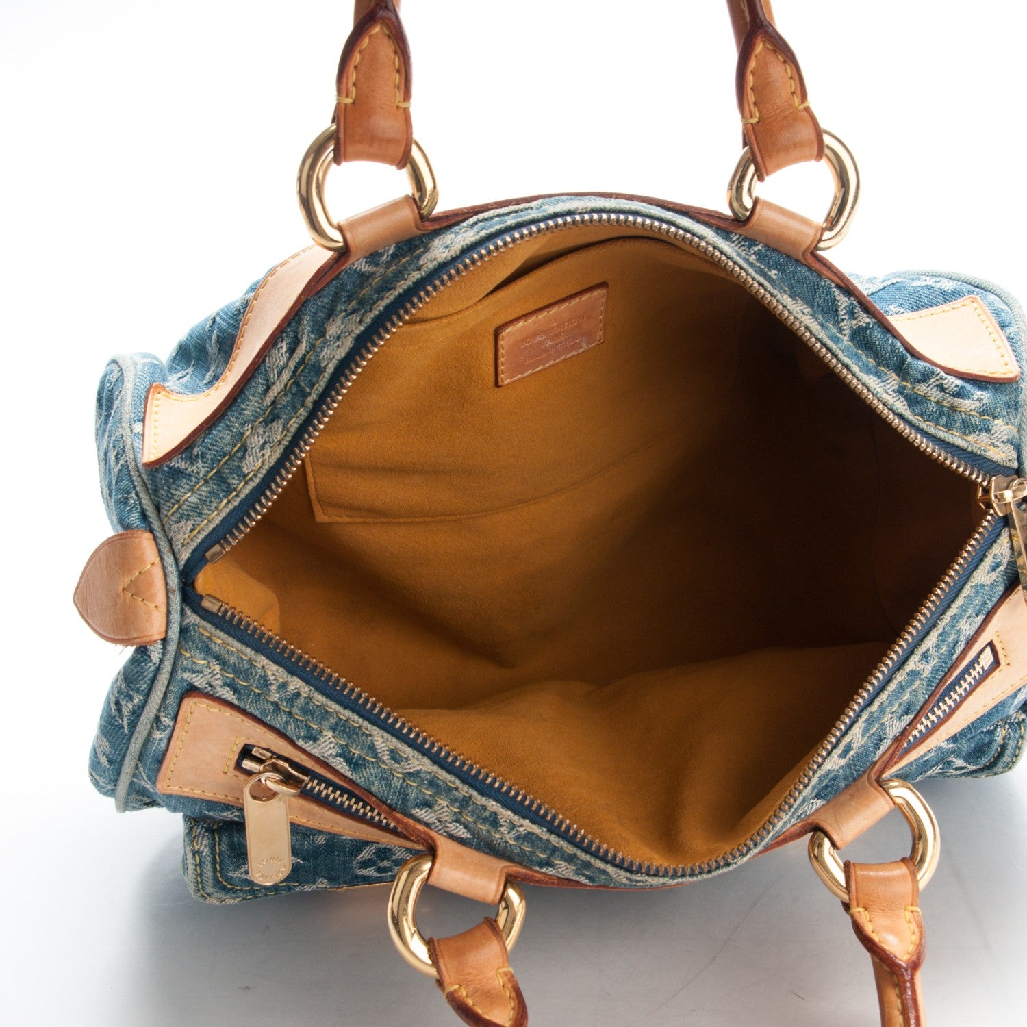 Louis Vuitton Monogram Denim Neo Speedy Blue 5 of 8