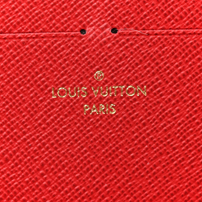 Louis Vuitton Damier Ebene Clemence Wallet Cherry 7 of 8