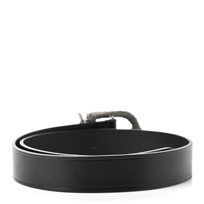 Saint Laurent Calfskin Monogram Celtique Belt 70 28 Black 3 of 8