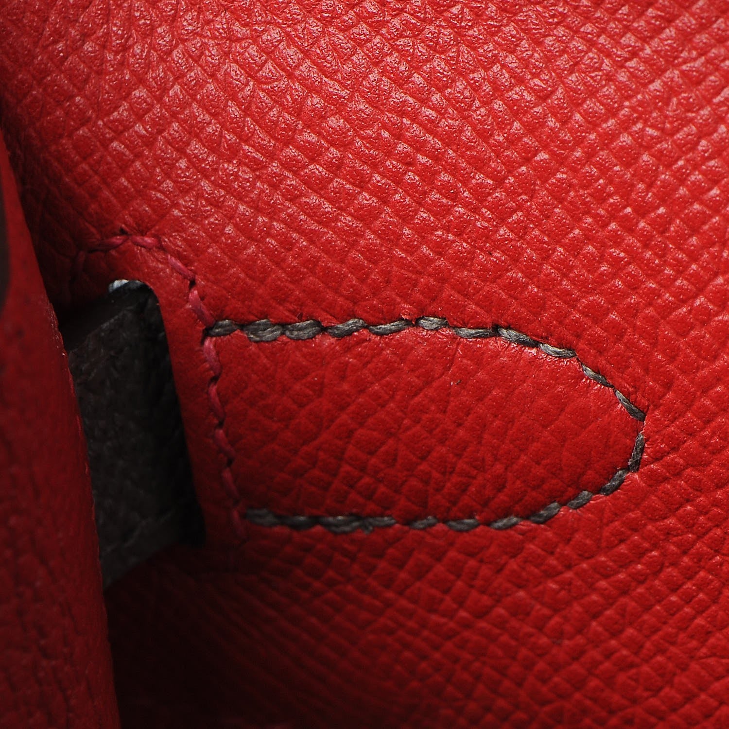 Hermes Epsom Horseshoe Kelly Sellier 28 Rouge Casaque Etain 13 of 36