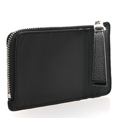 Loewe Calfskin Puzzle Colorblock Coin Card Holder Midnight 3 of 7