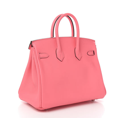 Hermes Swift Birkin 25 Rose Azalee 2 of 10