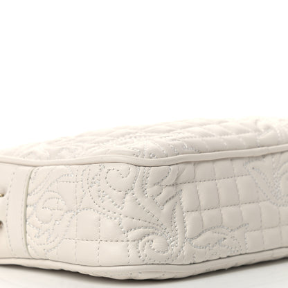 Versace Nappa Barocco Quilted Vanitas Medea Chain Crossbody White 7 of 8