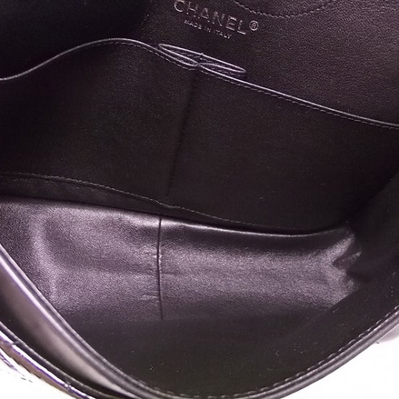 Chanel Patent Reissue Double Flap Black 7 of 9