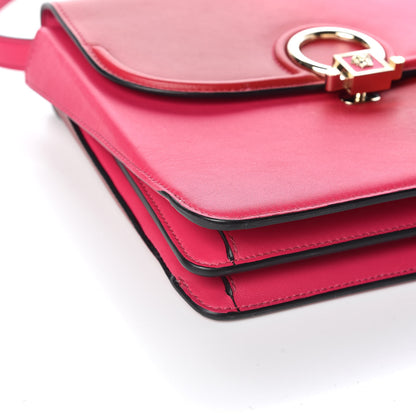 Versace Calfskin Medium DV One Satchel Pink Red 8 of 10