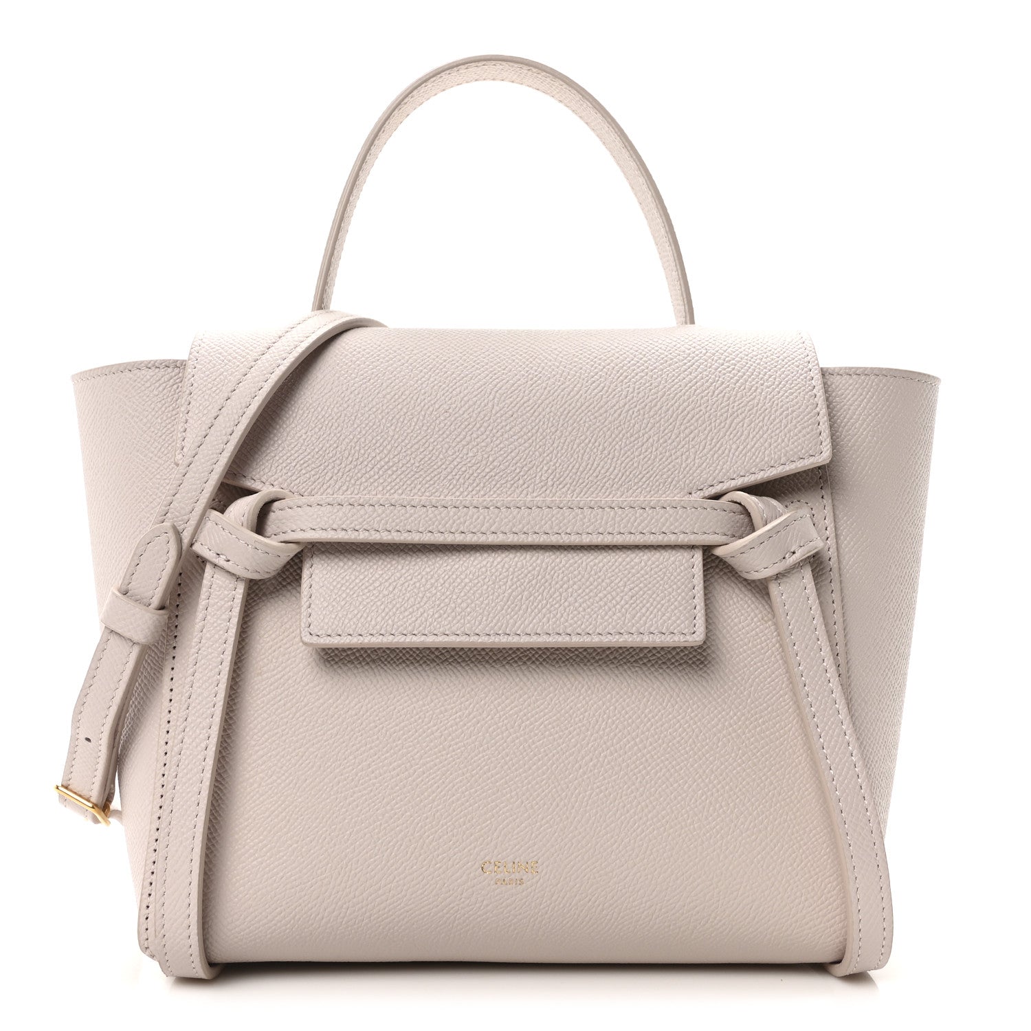 Celine Grained Calfskin Nano Belt Bag Pale Pink 1 of 10