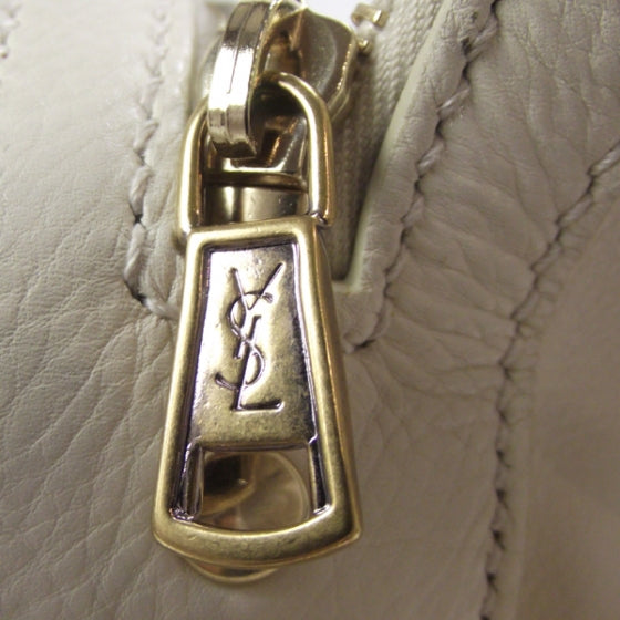 Leather Large Muse Ivory