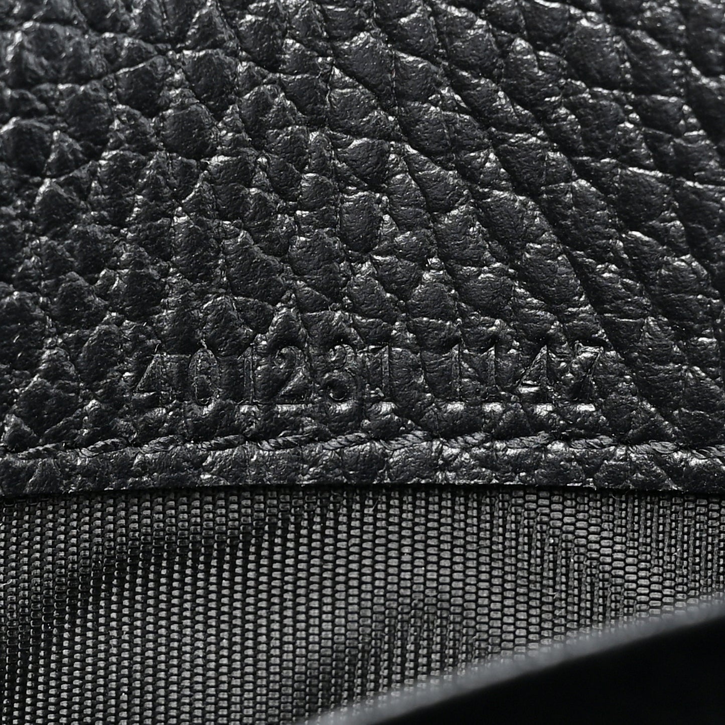 Calfskin Mini Dionysus Chain Wallet Black