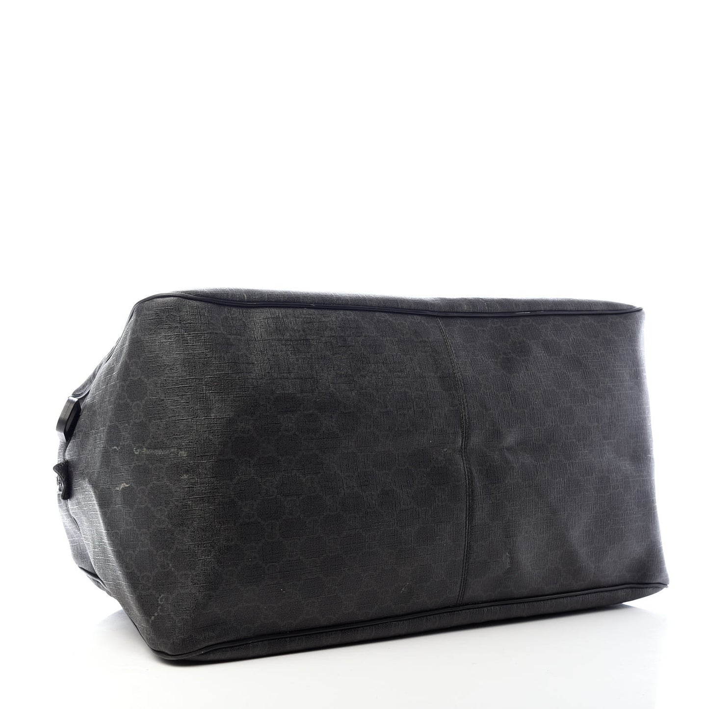 GG Supreme Monogram Large Duffle Black Grey