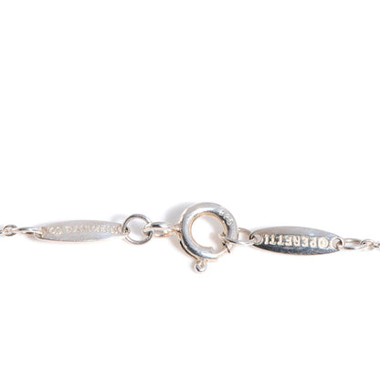 Tiffany Sterling Silver Diamond .05ct Elsa Peretti Diamonds by the Yard Bracelet 4 of 6