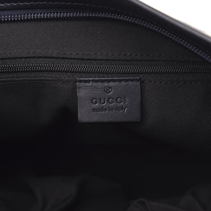 Gucci GG Supreme Monogram Web Flat Messenger Bag Navy 6 of 9