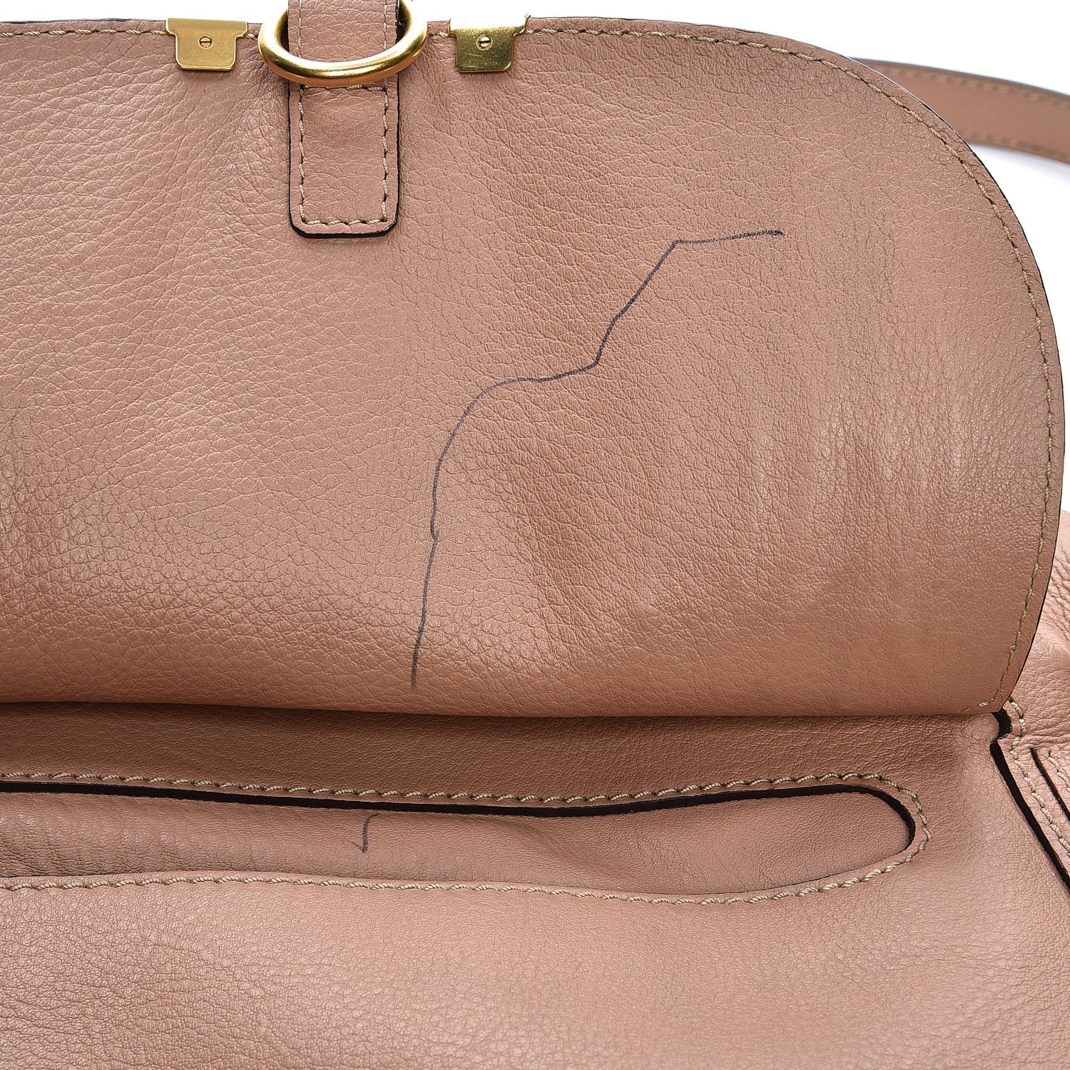 Chloe Calfskin Medium Marcie Satchel Nude 10 of 23