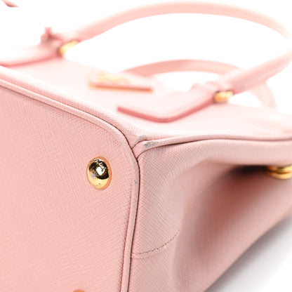 Prada Saffiano Mini Galleria Double Zip Tote Orchidea 9 of 10