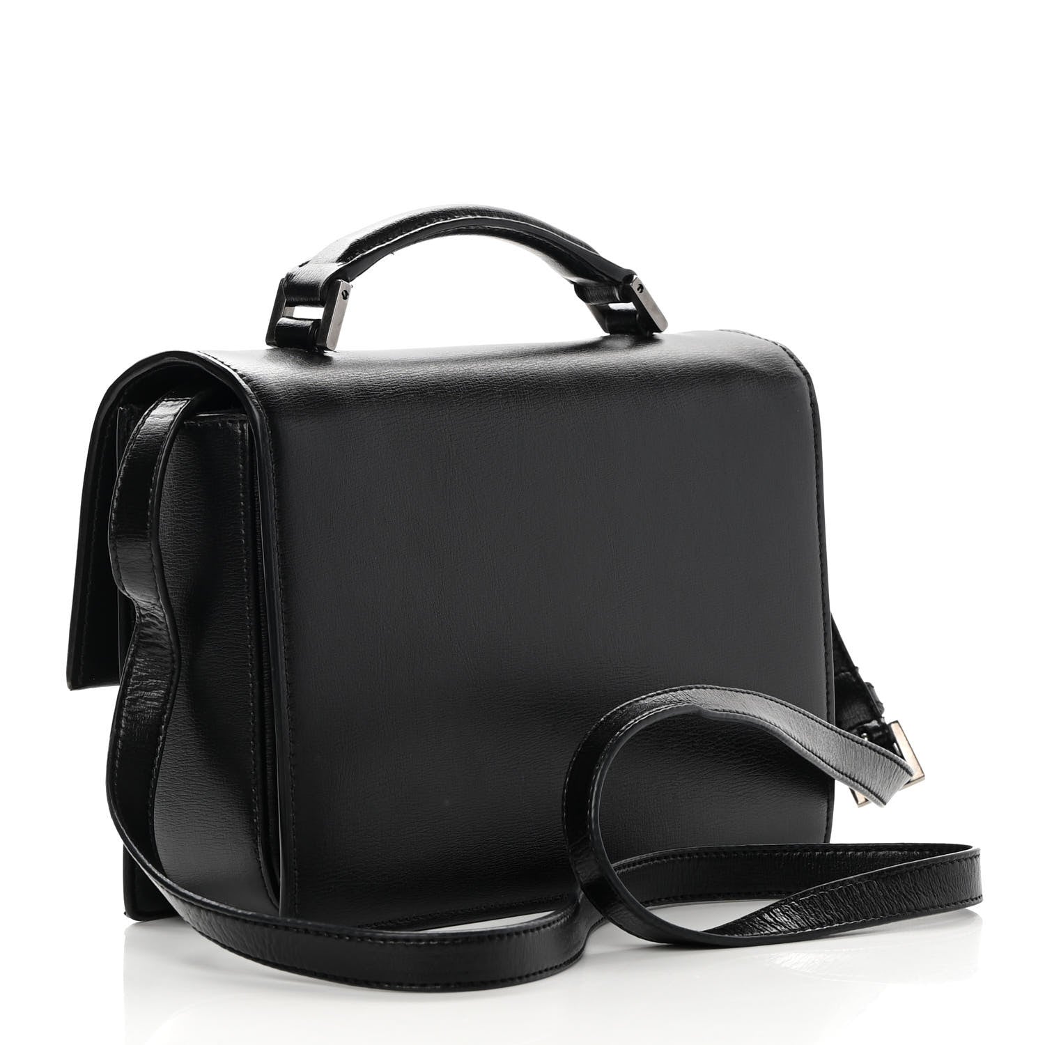 Saint Laurent Calfskin Medium Bellechasse Satchel Black 3 of 20
