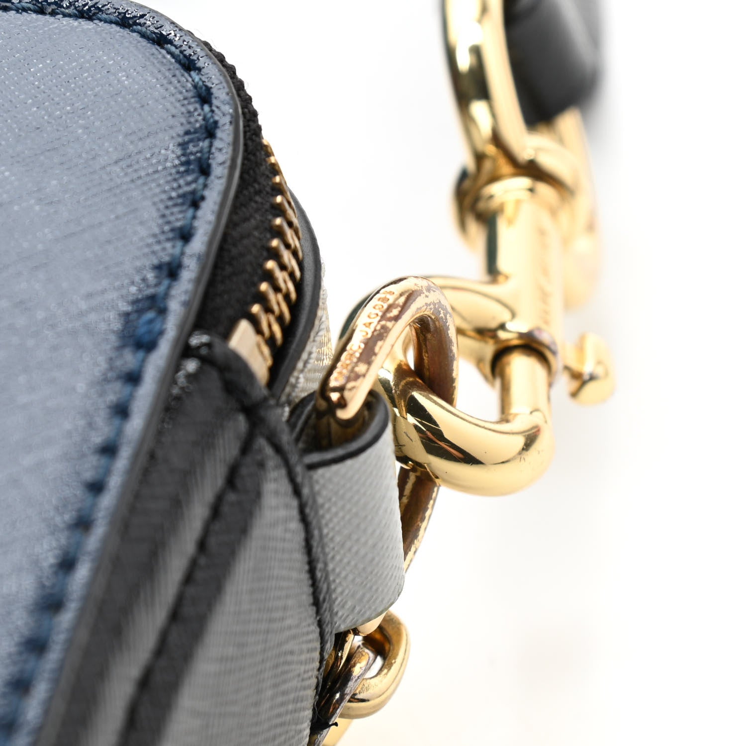 Marc Jacobs Saffiano Small Snapshot Camera Bag Blue Sea 13 of 13