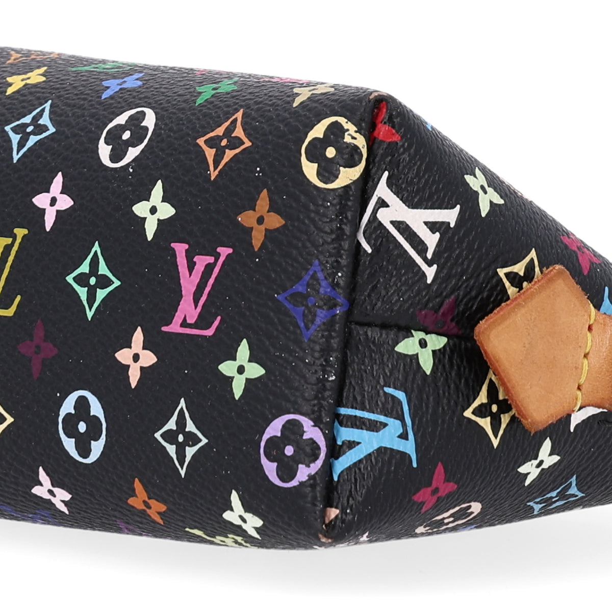 Monogram Multicolor Cosmetic Pouch Black Grenade