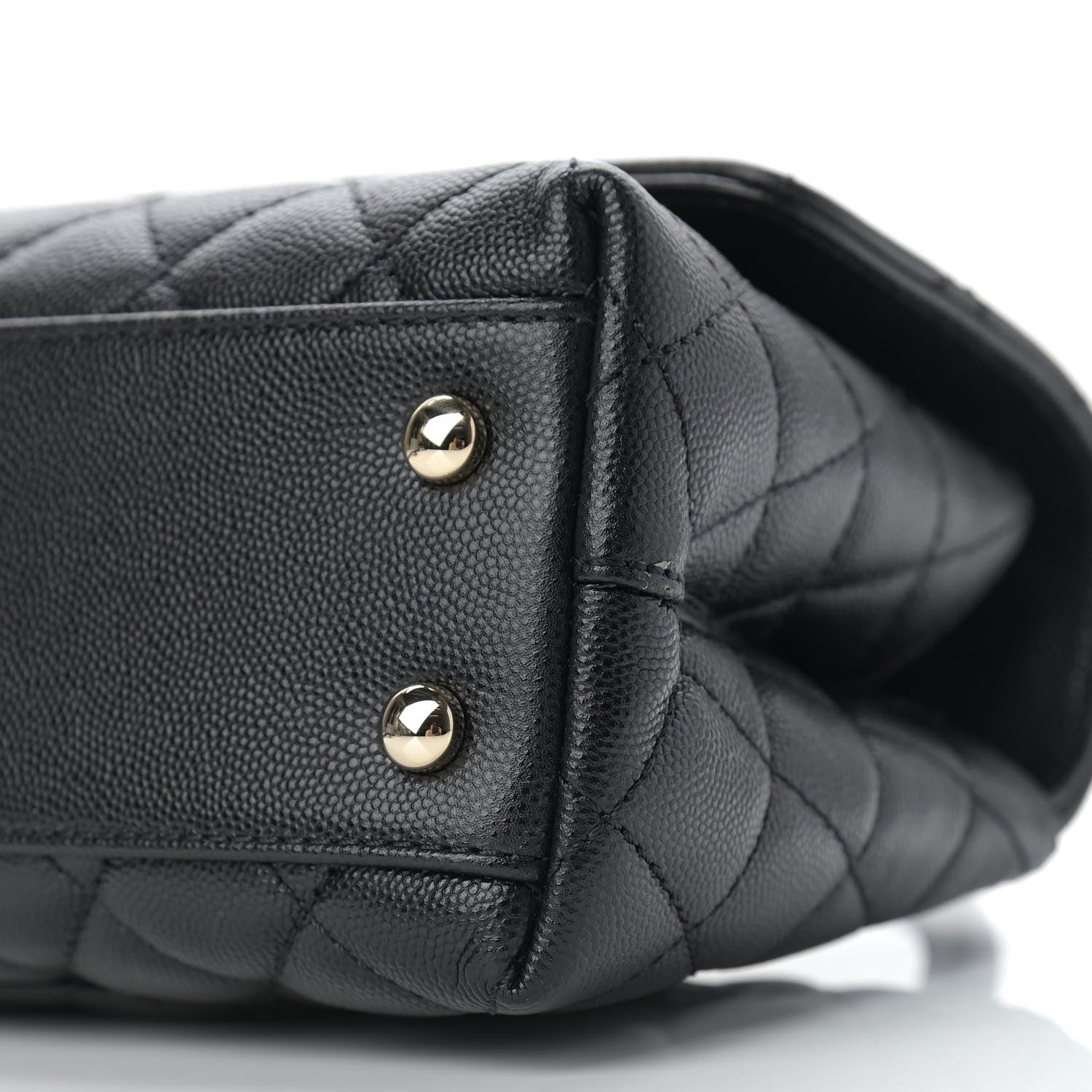 Chanel Caviar Quilted Mini Coco Handle Flap Black 9 of 9