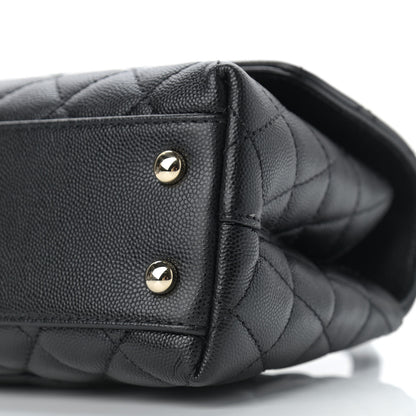 Chanel Caviar Quilted Mini Coco Handle Flap Black 9 of 9