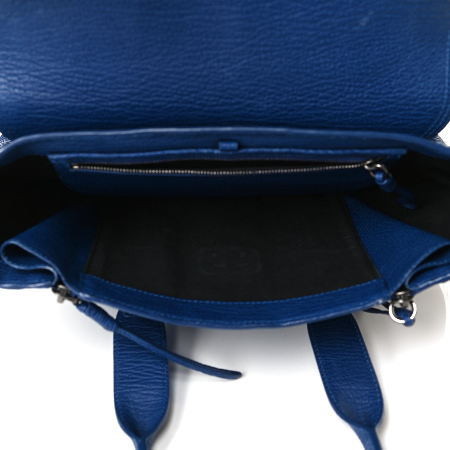 Textured Calfskin Medium Pashli Satchel Cobalt