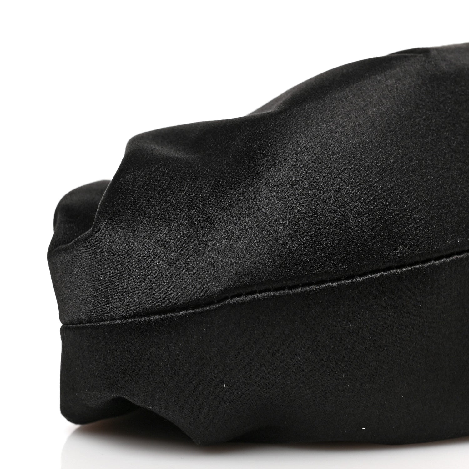 Judith Leiber Satin Crystal Evening Clutch Black 6 of 7