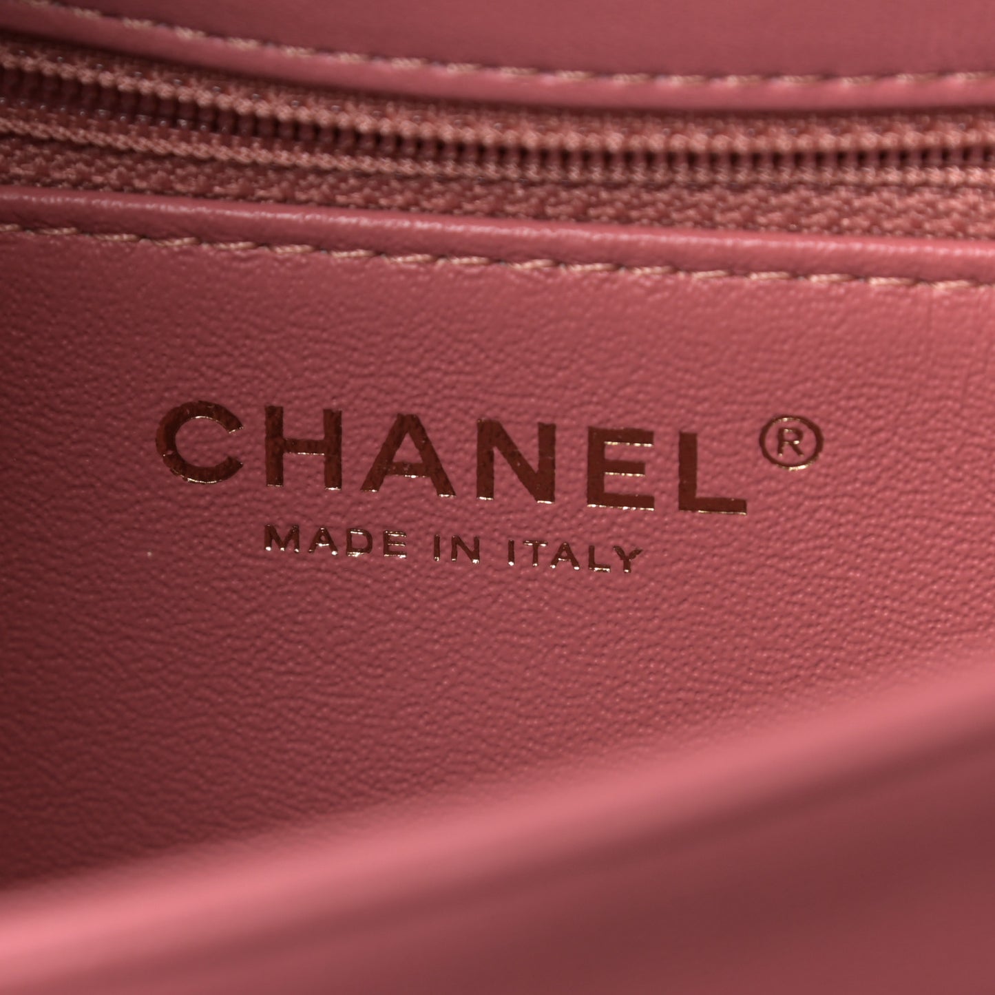 Lambskin Chevron Quilted Medium Trendy CC Flap Light Pink