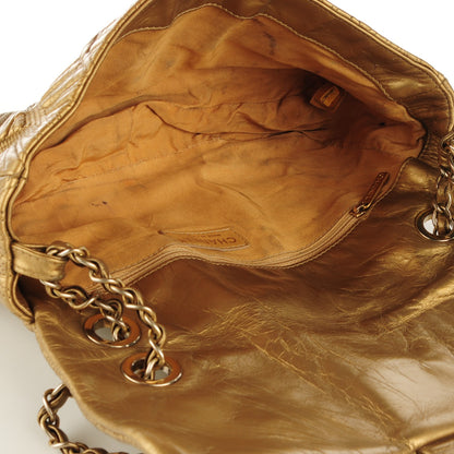 Chanel Calfskin Embroidered Ca D’Oro Flap Gold 5 of 7