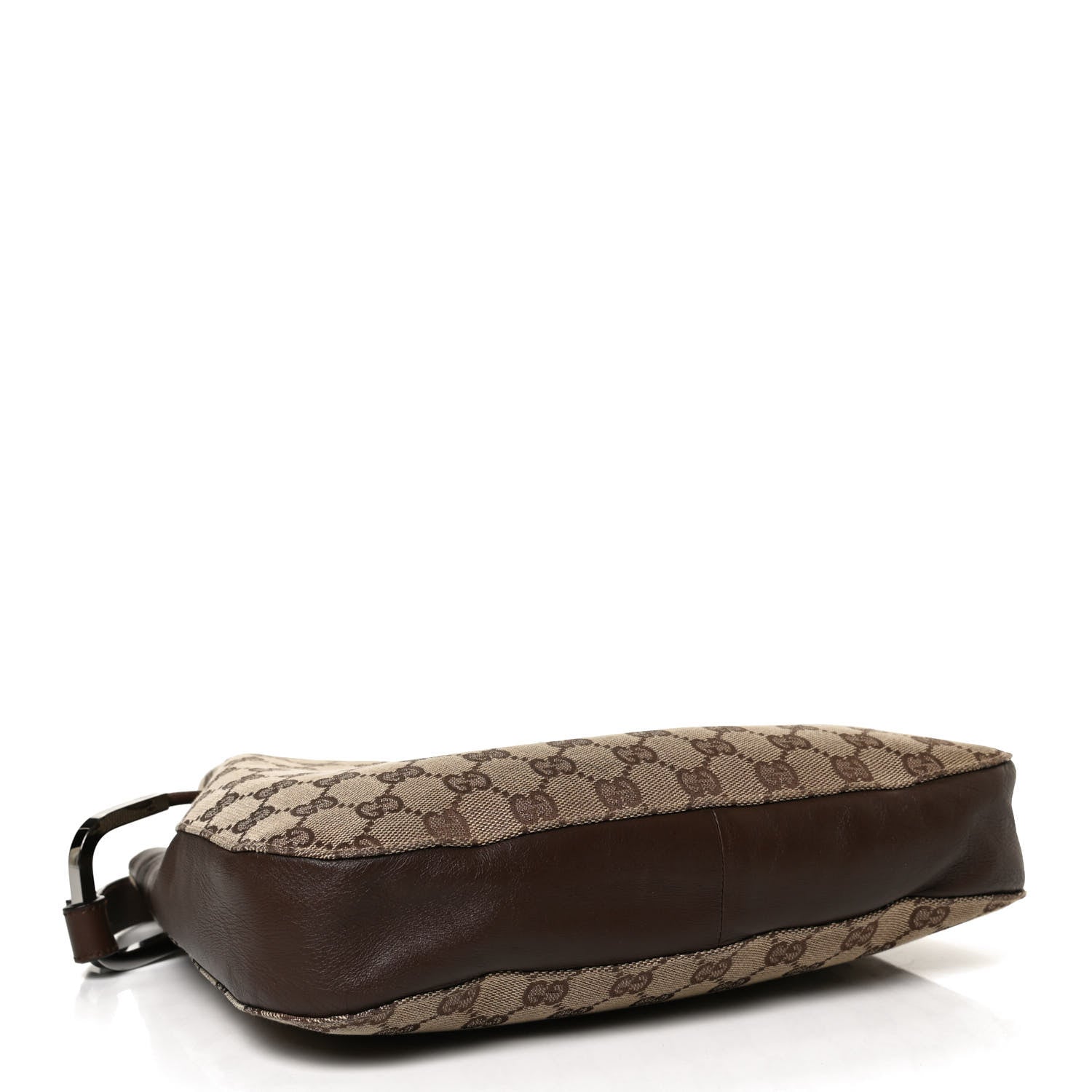 Gucci Monogram Small Drawstring Shoulder Bag Dark Brown 4 of 11