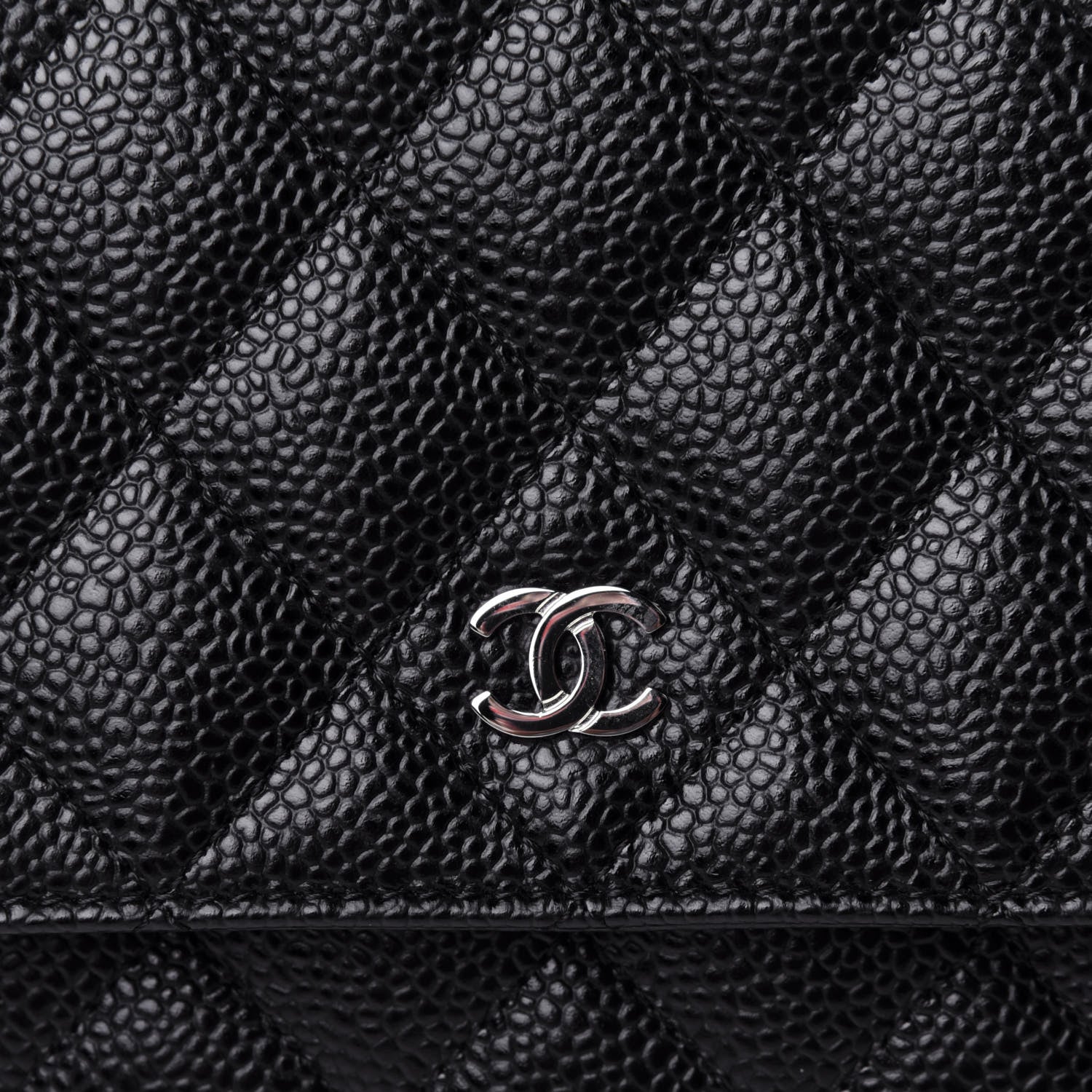 Chanel Caviar Quilted Wallet On Chain WOC Black 12 of 12