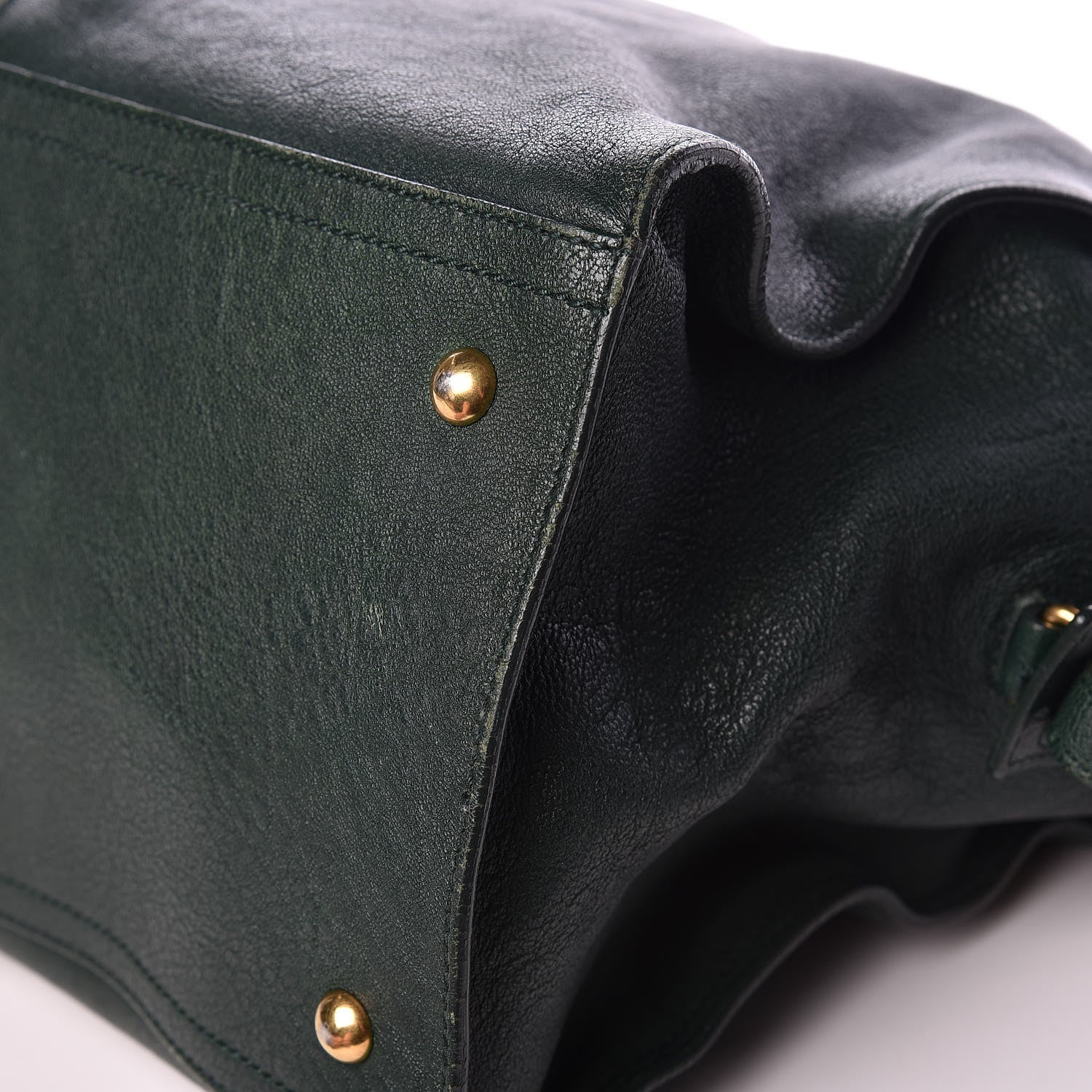 Saint Laurent Sheepskin Large Cabas ChYc Dark Green 19 of 19