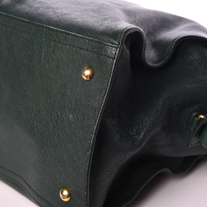 Saint Laurent Sheepskin Large Cabas ChYc Dark Green 19 of 19