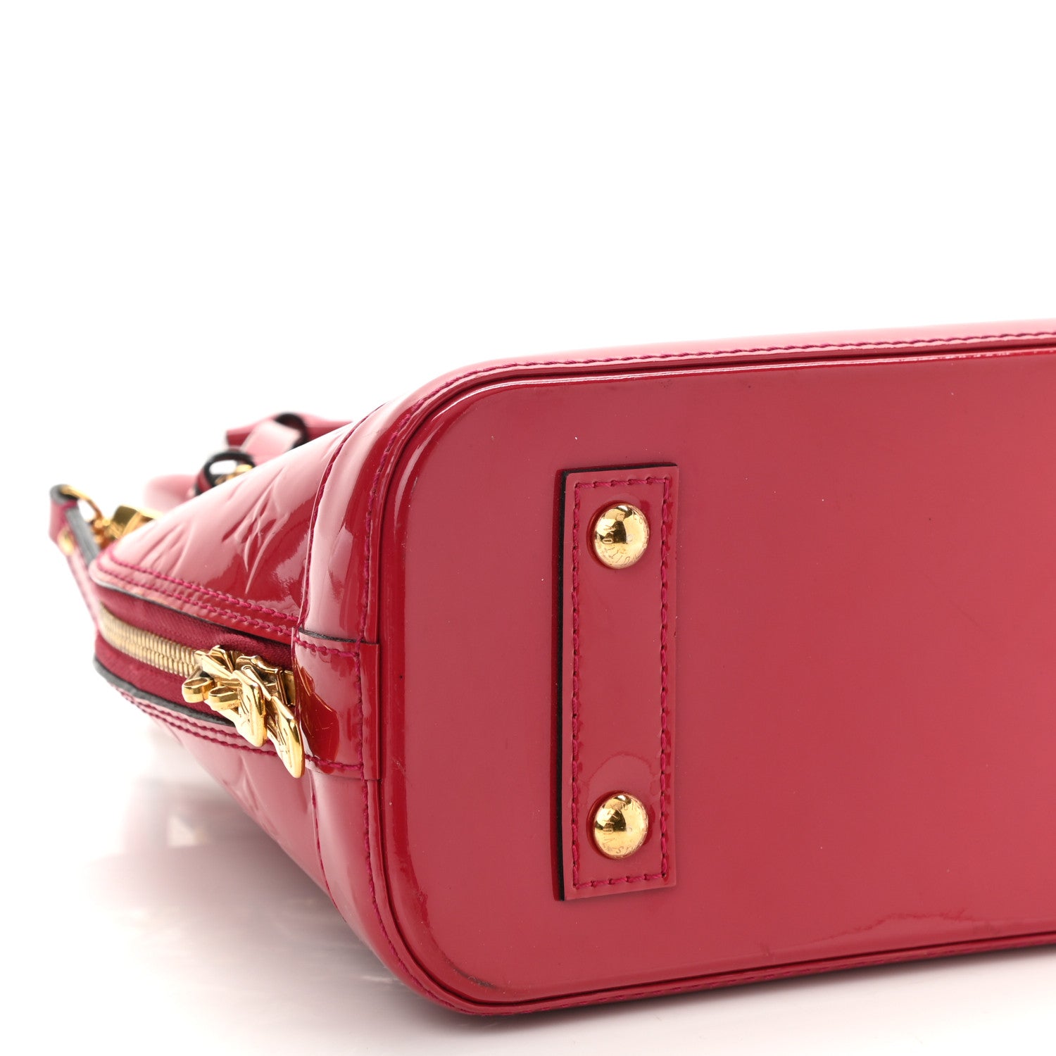 Louis Vuitton Vernis Alma BB Cherry 9 of 10