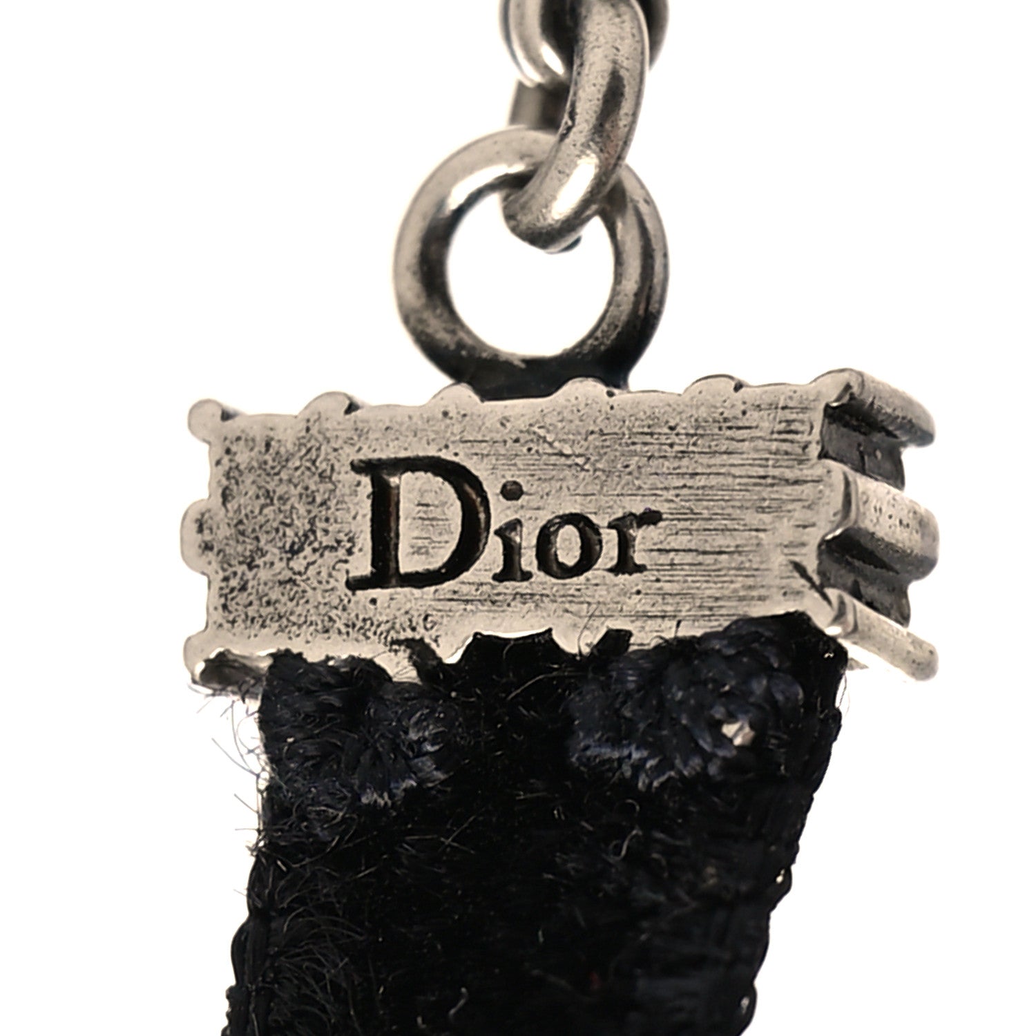 Christian Dior Velvet Crystal J’Adior Choker Necklace Black 5 of 5