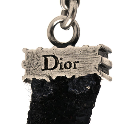Christian Dior Velvet Crystal J’Adior Choker Necklace Black 5 of 5