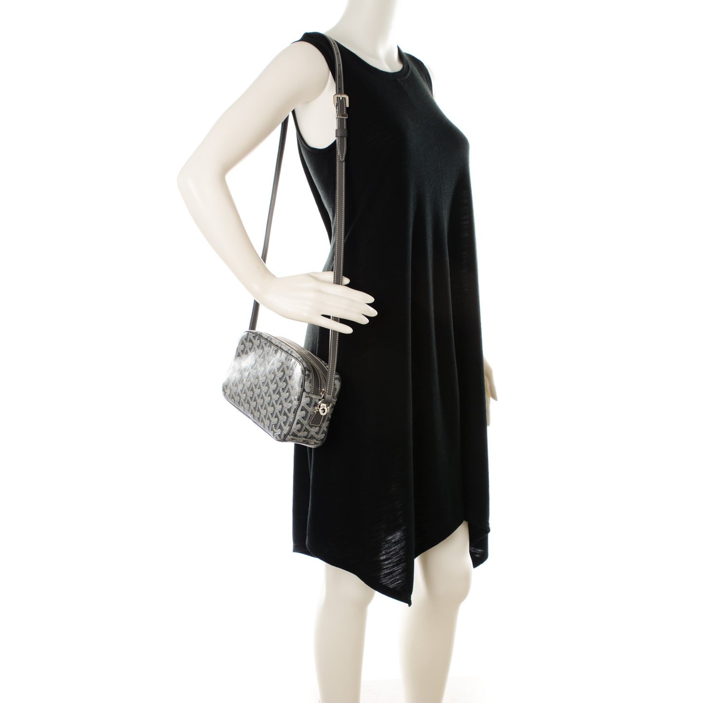 Goyardine Amacapvert Crossbody Bag Grey