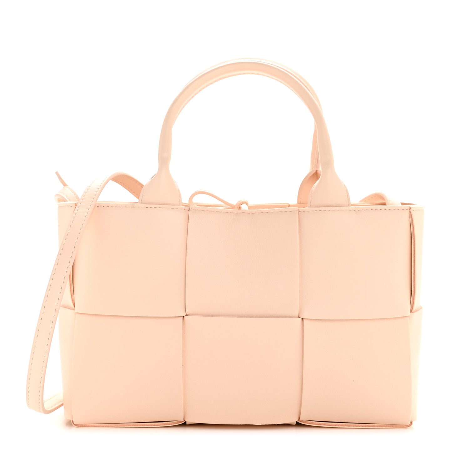 Nappa Maxi Intrecciato Mini Arco Tote Macaroon