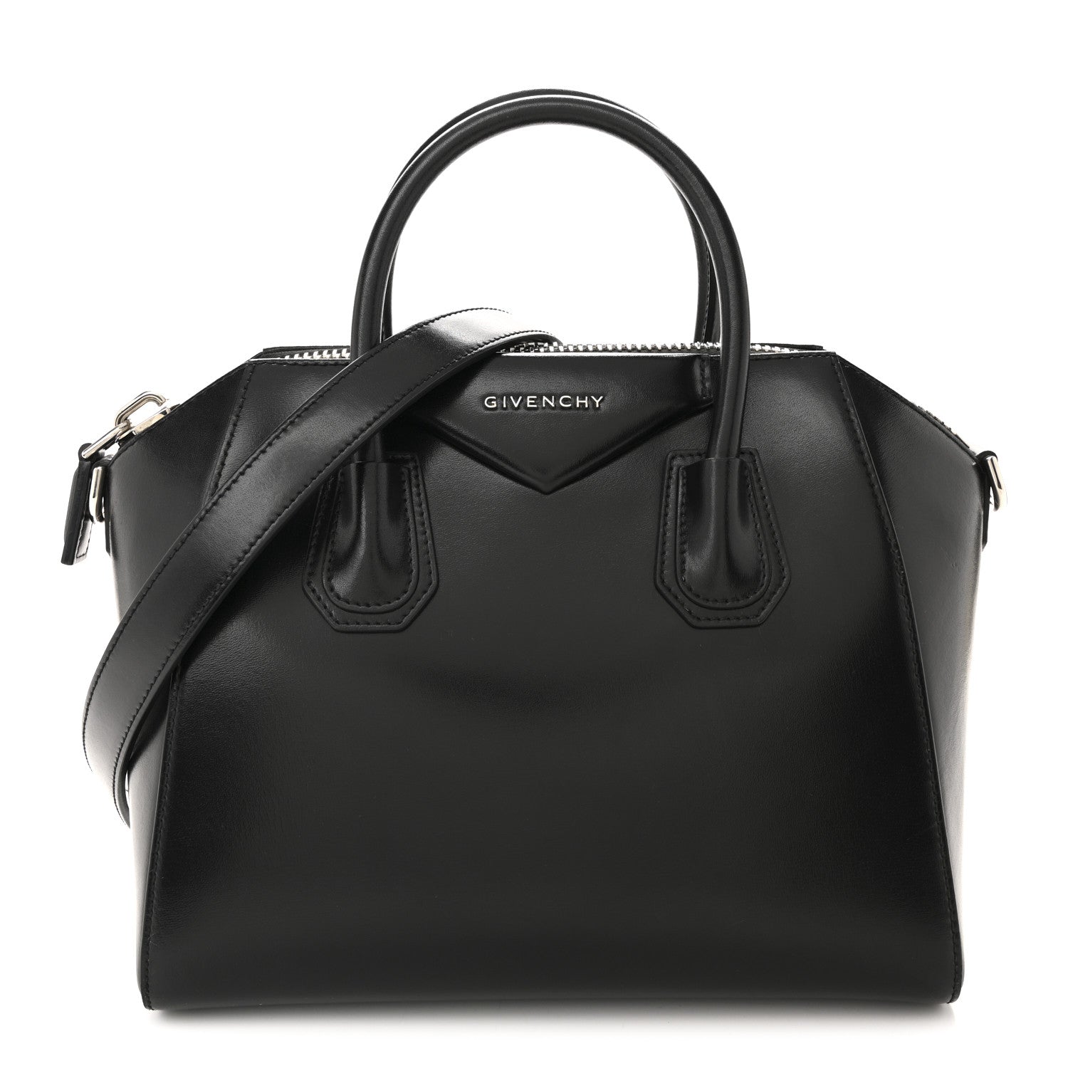 Givenchy Shiny Lord Calfskin Small Antigona Black 1 of 15