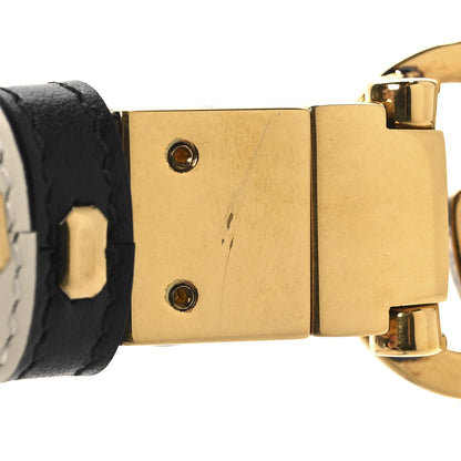 Gucci Plutone Calfskin Double G Reversible Belt 100 40 Black White 6 of 8