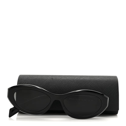 Prada Acetate Oval Sunglasses SPR 26Z Black 8 of 8